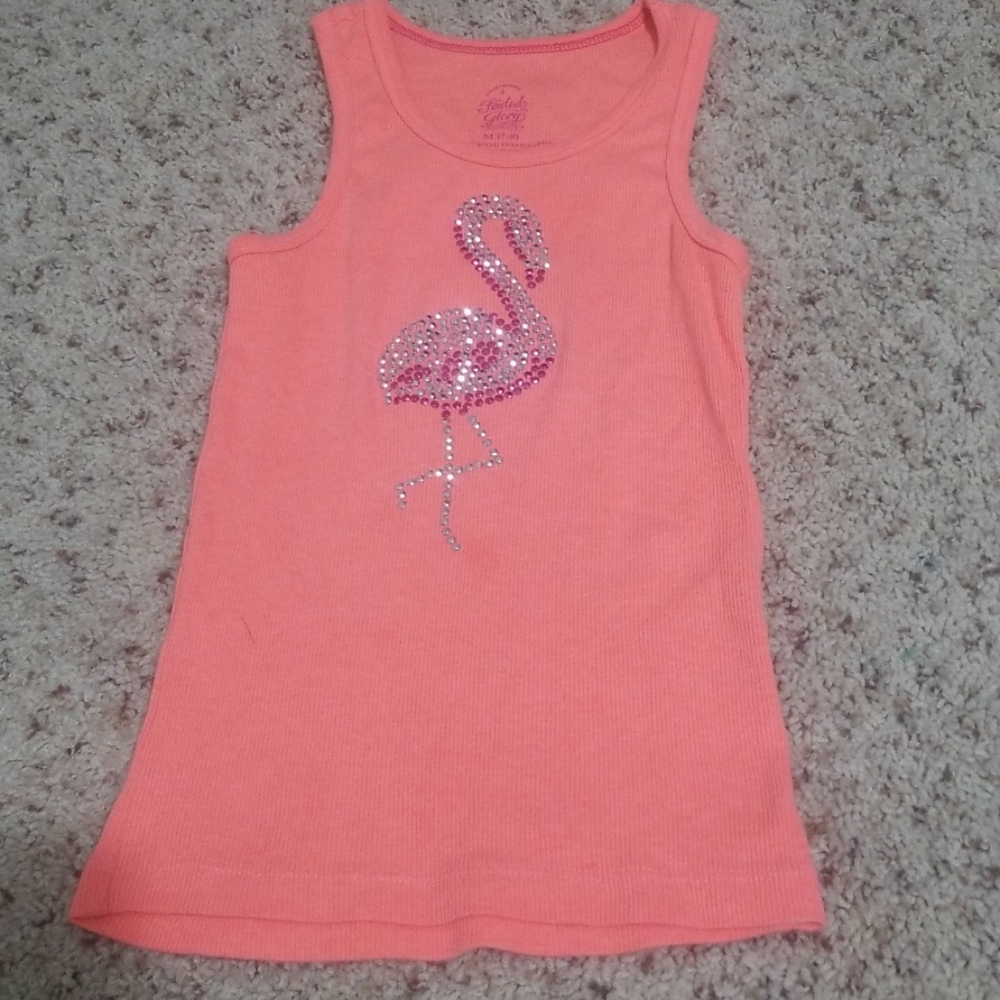 A kids bedazzled tank top